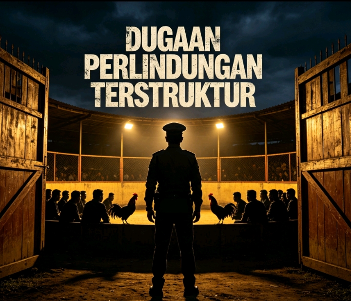 DUGAAN PERLINDUNGAN TERSTRUKTUR: KAPOLSEK SEDATI BUNGKAM, PERJUDIAN SABUNG AYAM BEROPERASI TANPA RINTANGAN
